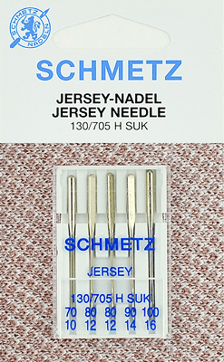 Иглы Schmetz джерси 130/705 H SUK (70x1, 80x2, 90x1, 100x1) 5 шт в Донецке